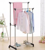 ফোল্ডিং ডাবল ক্লথ এন্ড শু র‍্যাক