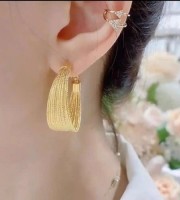 Golden Wedding Earrings